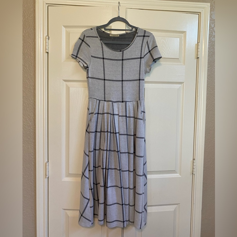 Polagram midi dress